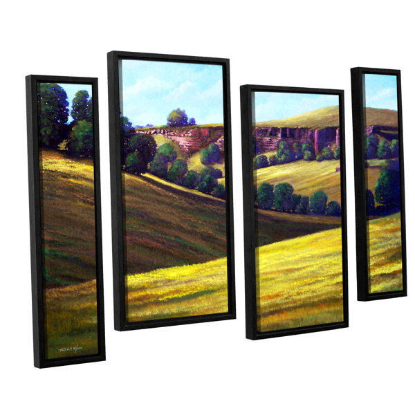 Red Barrel Studio Canyon Oaks 4 Piece Framed Painting Print Set Wayfair